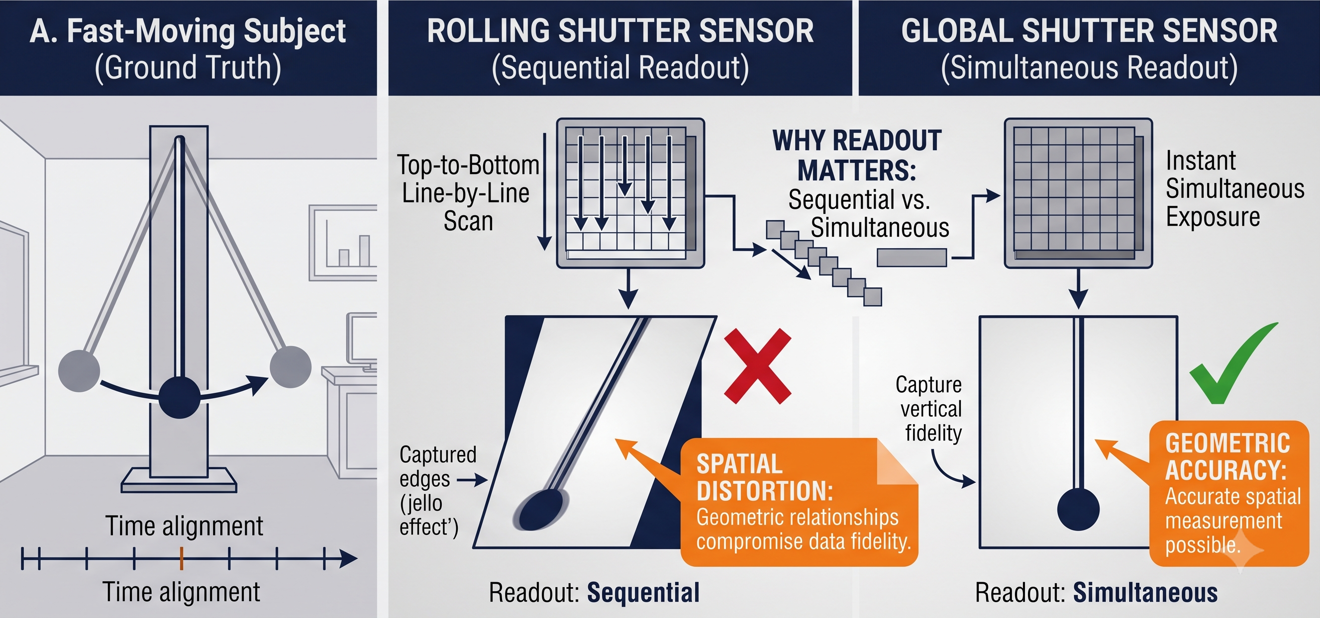 Sensor size, photosites, and readout architectures